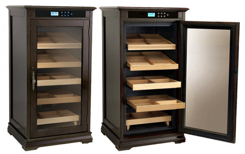 Prestige Import Group 1250 Ct. Electric Climate/Humidity Controlled Cabinet (Espresso)