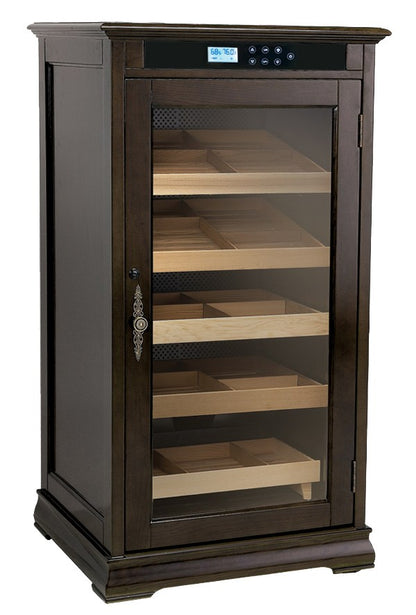 Prestige Import Group 1250 Ct. Electric Climate/Humidity Controlled Cabinet (Espresso)