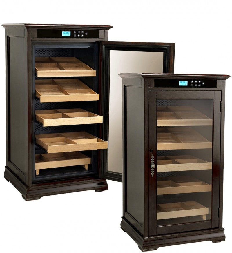 Prestige Import Group 1250 Ct. Electric Climate/Humidity Controlled Cabinet (Espresso)