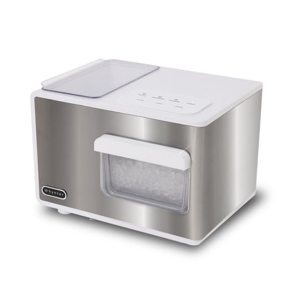 Whynter IBX-388WS SonicSnö Countertop Nugget Ice Maker 40lbs/24hrs with Removable Ice Drawer, Chewable Pebble/Sonic Type Ice in Silver and White Stainless Steel Finish
