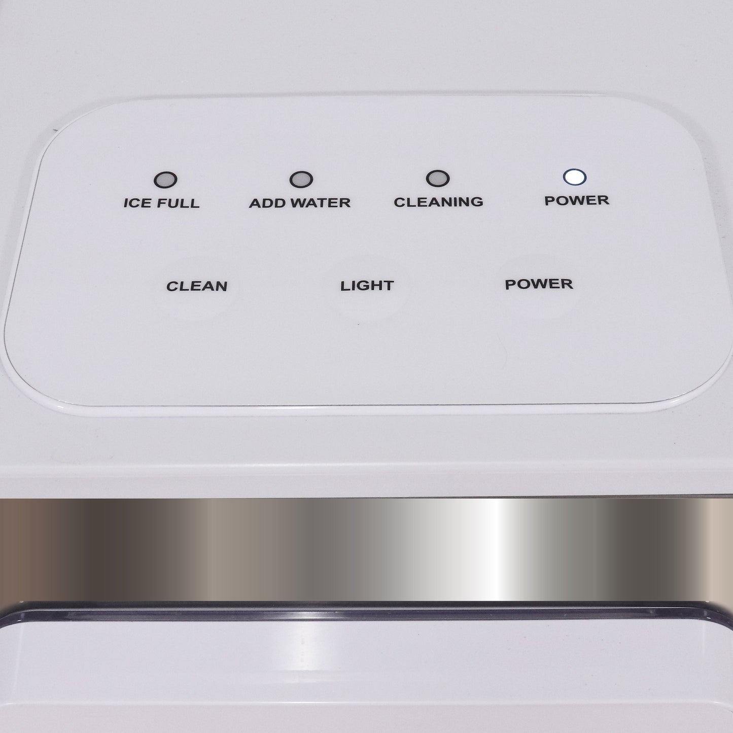 Whynter IBX-388WS SonicSnö Countertop Nugget Ice Maker 40lbs/24hrs with Removable Ice Drawer, Chewable Pebble/Sonic Type Ice in Silver and White Stainless Steel Finish