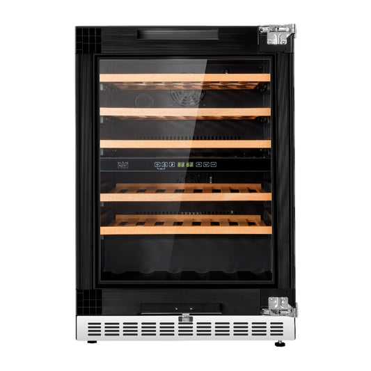 KUCHT 24 Inch Under the counter Panel ready WIne Cooler