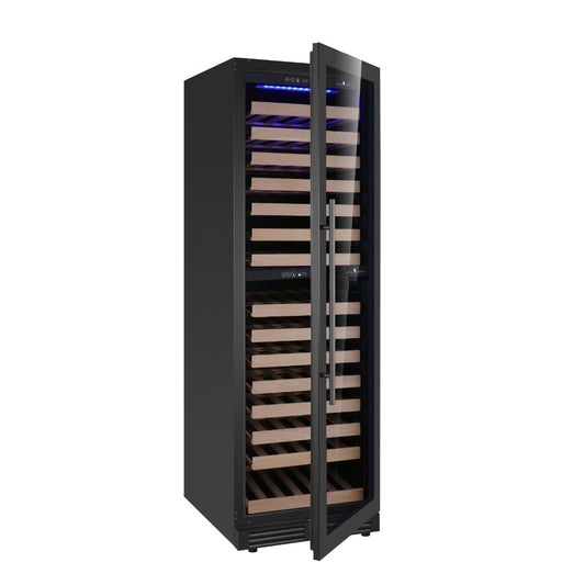 KingsBottle Upright Low-E Glass Door Dual Zone Large Wine Cooler