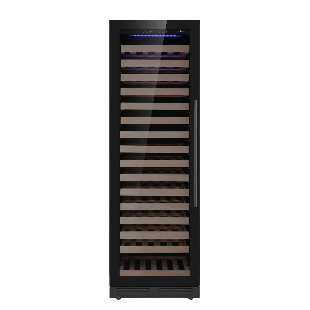 KingsBottle Upright Single Zone Large Wine Cooler With Low-E Glass Door