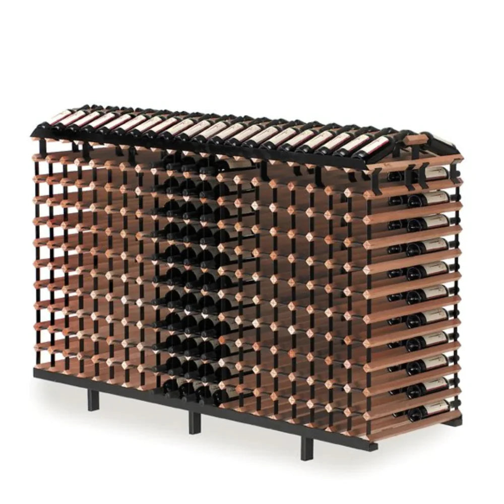 Kingsbottle 77" Wide Double Sided Commercial Retail Space Wine Rack