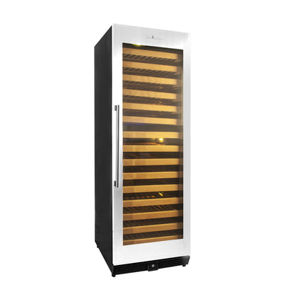 KingsBottle 166 Bottle Large Wine Cooler Refrigerator Drinks Cabinet