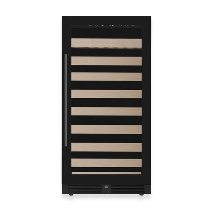 KingsBottle 47-Inch Height Single Zone Wine Cooler with Low-E Glass Door With Stainless Steel Trim Right Hand Hinge