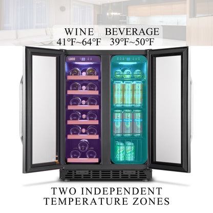 Lanbo Appliances Appliances 73 Bottle  24 Inch Wine And Beverage Cooler