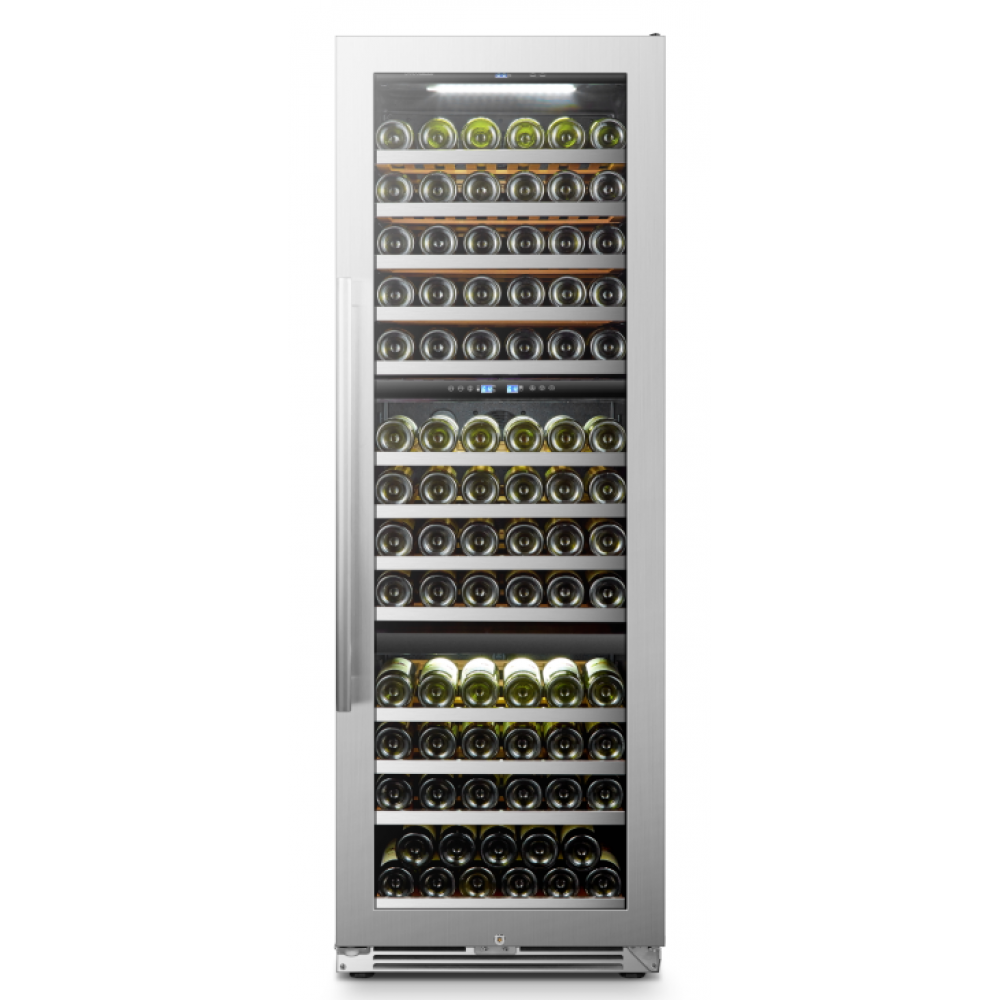 Lanbo Appliances pro 143 Bottle Triple Zone Wine Cooler