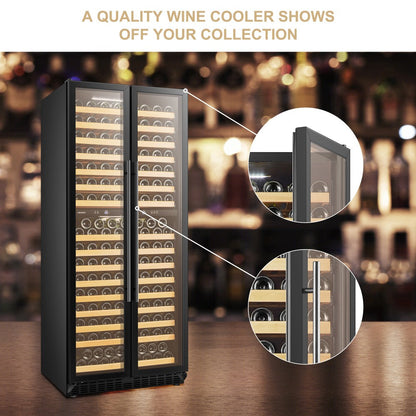 Lanbo Appliances pro 287 Bottle Dual Door Wine Cooler