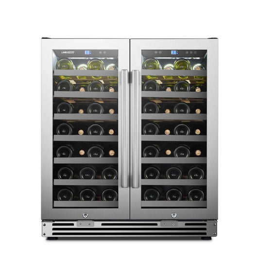 Lanbo Appliances pro 62 Bottle Dual Door Wine Cooler