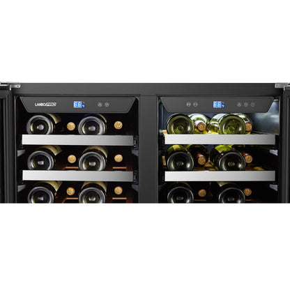 Lanbo Appliances pro 62 Bottle Dual Door Wine Cooler