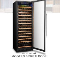 Lanbo Appliances 165 Bottle Single Zone Wine Cooler