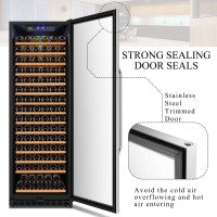 Lanbo Appliances 165 Bottle Single Zone Wine Cooler