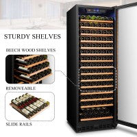 Lanbo Appliances 165 Bottle Single Zone Wine Cooler