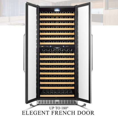 Lanbo Appliances Appliances Luxury 287 Bottles Dual Door Wine Cooler