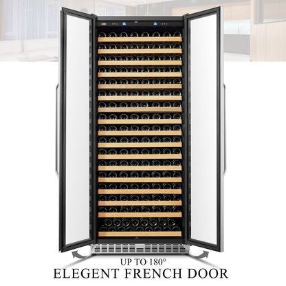 Lanbo Appliances Appliances Luxury 289 Bottles Dual Door Wine Cooler