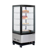 Maxx Cold X-Series 4-Sided Glass One-Door Merchandiser Refrigerator