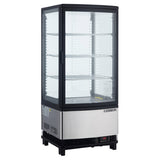 Maxx Cold X-Series 4-Sided Glass Two-Door Pass-Thru Merchandiser Refrigerator