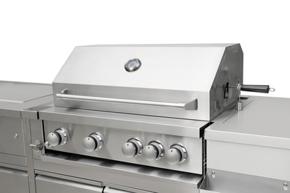 Thor Kitchen Outdoor Kitchen BBQ Grill Cabinet in Stainless Steel