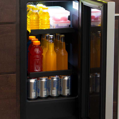 Marvel 15-In Built-In Beverage Center Panel Ready Solid Reversible Door