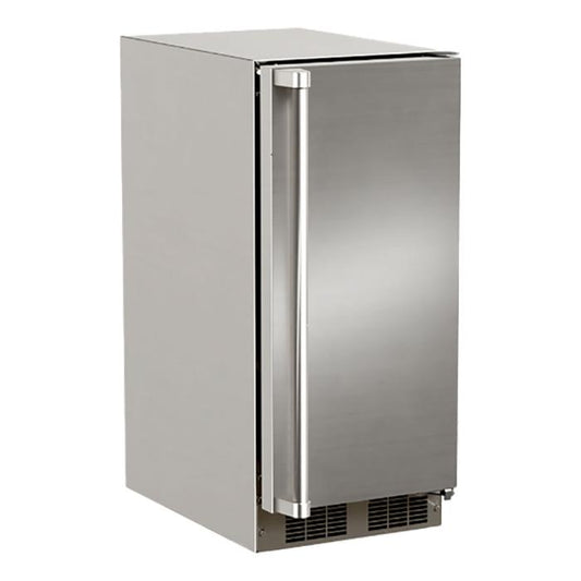 Marvel 15-In Outdoor Built-In Clear Ice Machine With Factory-Installed Pump Stainless Steel Solid Reversible Door