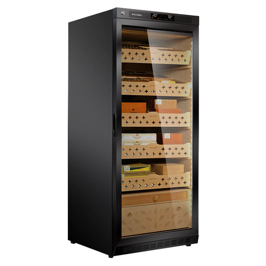 Raching MON1800A Precision Electronic Cigar Humidor Cabinet – With Ammonia Removal | 1000–1200 Cigar Capacity