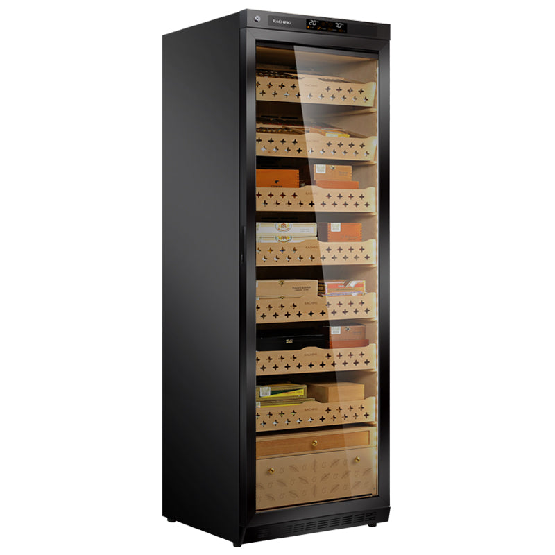 Raching MON3800A Precision Electronic Cigar Humidor Cabinet – With Ammonia Removal | 1500–1800 Cigar Capacity