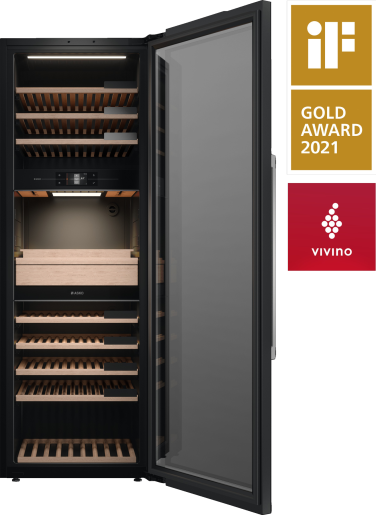 Asko 3-Zone Wine Climate Cabinet, 27 1/2" Holds 189 Bottles
