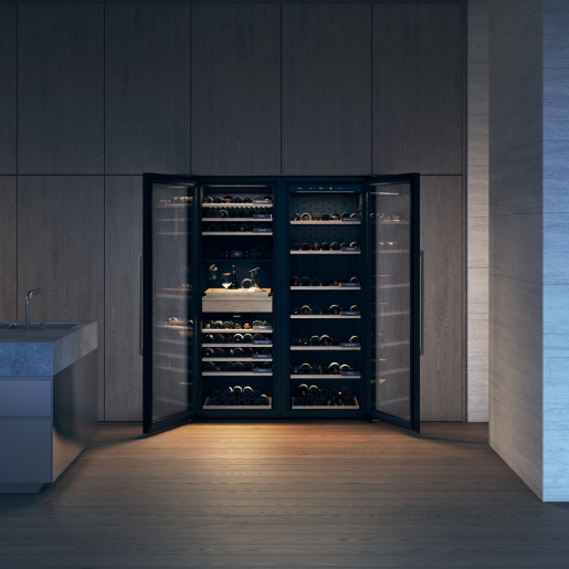 Asko 1-Zone Wine Aging Cabinet, 27 1/2" Holds 261 Bottles