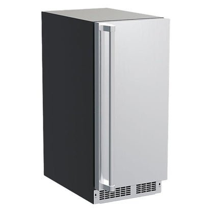 Marvel 15-In Marvel Professional Clear Ice Machine With Pump Included Stainless Steel Solid Reversible Door