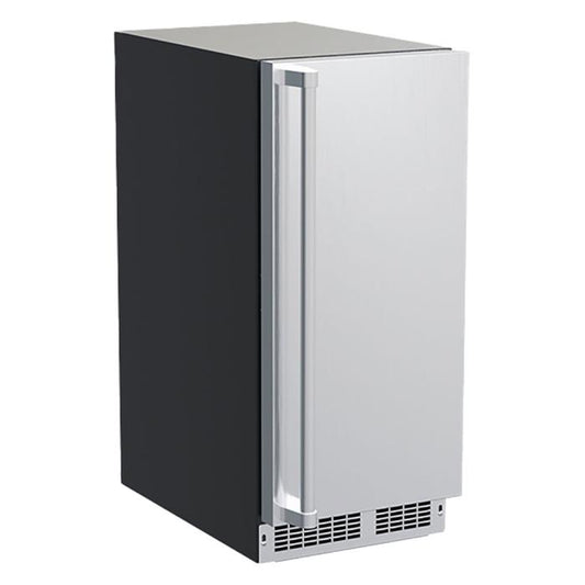 Marvel 15-In Marvel Professional Clear Ice Machine With Pump Included Stainless Steel Solid Reversible Door