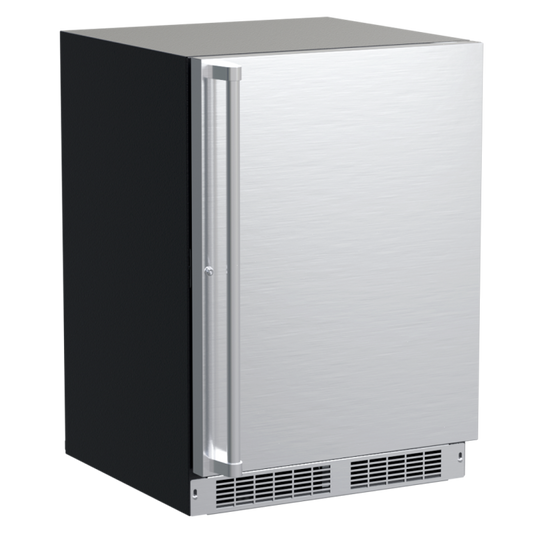 Marvel 24-In Professional Built-In Refrigerator With 3-In-1 Convertible Shelf, Maxstore Bin And Stainless Steel Solid Lock Reversible Hinge