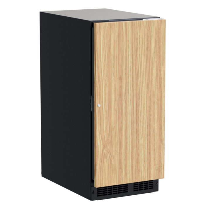 Marvel 15-In Professional Built-In Single Zone Wine Refrigerator With Reversible Hinge Panel Ready Solid  Lock Reversible Door