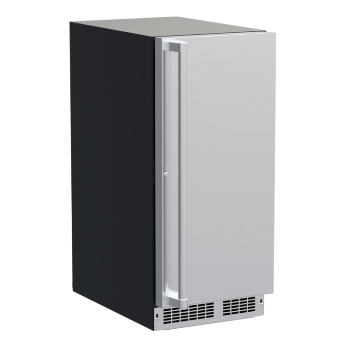 Marvel 15-In Professional Built-In Single Zone Wine Refrigerator With Stainless Steel Solid Lock Reversible Hinge