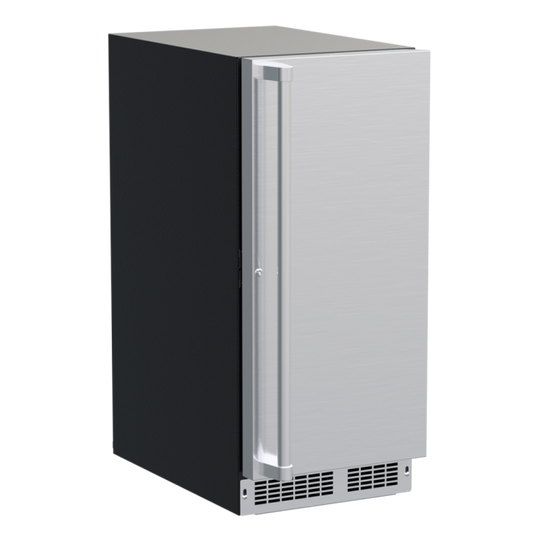 Marvel 15-In Professional Built-In Single Zone Wine Refrigerator With Stainless Steel Solid Lock Reversible Hinge