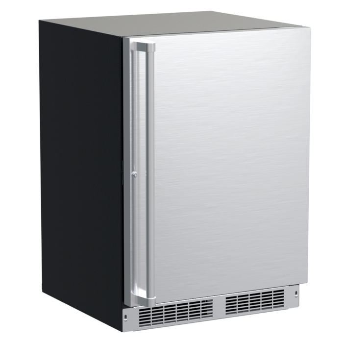 Marvel 24-In Professional Built-In Single Zone Wine Refrigerator With Stainless Steel Solid Lock  Reversible Hinge