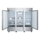 Maxx Cold V-Series 3 Door Reach-In Freezer, Bottom Mount