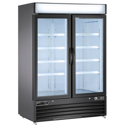 Maxx Cold V-Series Double Glass Door Ice Merchandiser Freezer