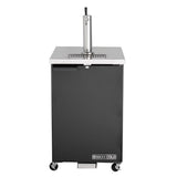 Maxx Cold 23 Inch Beer Tower / Dispenser (204 L) with Stainless Steel Top - Black