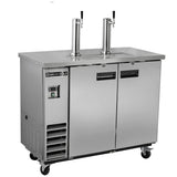 Maxx Cold 48 Inch 2 Liquids Beer Tower / Dispenser (297L) in Stainless Stee