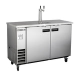 Maxx Cold 61 Inch Dual Beer Tower / Dispenser (402L) in Stainless Steel