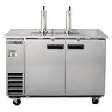 Maxx Cold 61 Inch 2 Liquids Beer Tower / Dispenser in Stainless Steel