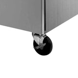 Maxx Cold 60.3 Inch Double Door Undercounter Freezer, Stainless Stee