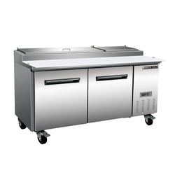 Maxx Cold X-Series Two-Door Refrigerated Pizza Prep Table