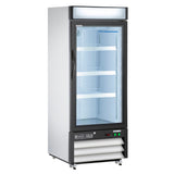 Maxx Cold 25 Inch Glass Door Merchandiser Freezer, Free Standing