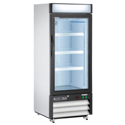 Maxx Cold 25 Inch Single Glass Door Free Standing Merchandiser Refrigerator