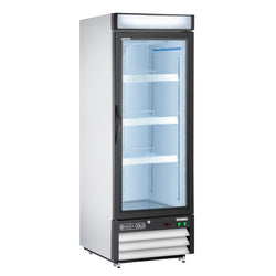 Maxx Cold 25 Inch Glass Door Merchandiser Refrigerator, Free Standing, 16 Cu. Ft.