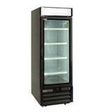 Maxx Cold 27" Merchandiser Refrigerator, Free Standing, 23 Cu. Ft - Black