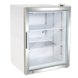 Maxx Cold 24.3 Inch X-Series Glass Door Countertop Merchandiser Freezer